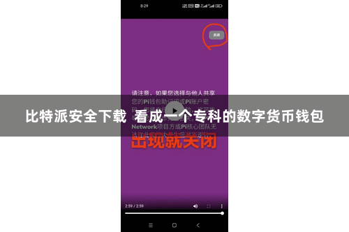 比特派安全下载 看成一个专科的数字货币钱包