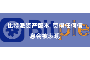 比特派资产版本  莫得任何信息会被表现