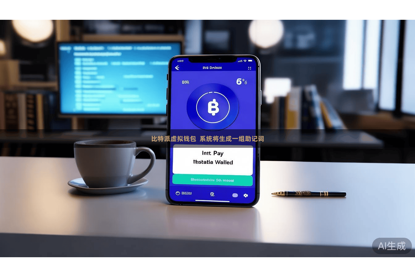 比特派虚拟钱包  系统将生成一组助记词
