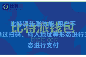 比特派转账功能  用户不错通过扫码、输入地址等形态进行支付