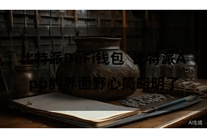 比特派DeFi钱包  比特派App的界面野心简略明了