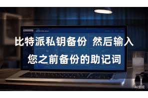 比特派私钥备份  然后输入您之前备份的助记词