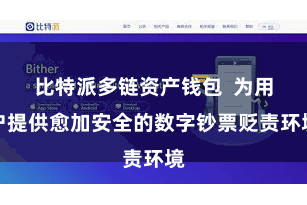 比特派多链资产钱包  为用户提供愈加安全的数字钞票贬责环境