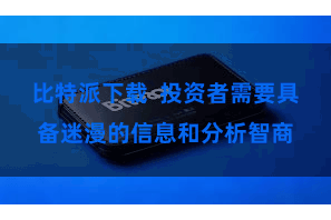 比特派下载  投资者需要具备迷漫的信息和分析智商