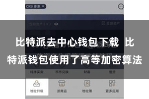 比特派去中心钱包下载  比特派钱包使用了高等加密算法